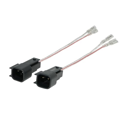 RED WOLF Car Front Rear Door Speaker Wiring Harness Compatible with 2000-2014 Ford F150/250 Escape, Mustang, Mercury, 2005-2013 Mazda 3 6 Series Replace Door Speaker Cable Plug - Image 1