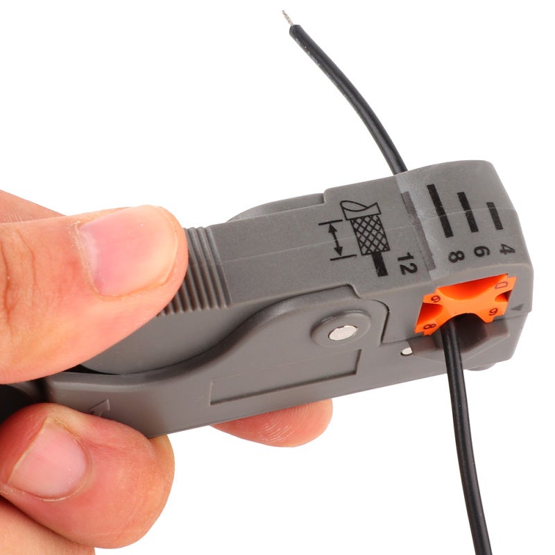 Coaxial Wire Stripper -5 -6 -7 Cable Stripping Knife Adjustable Blade Depth Two-Knife Type for Cable TV Monitoring Line - Image 3