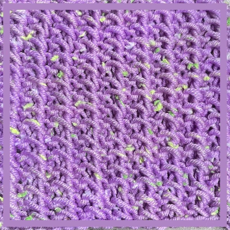 KnitPal Tweed Twinkles Soft Baby Yarn for Crocheting, 8-Pack (696Yds / 400G), Free Patterns - Acrylic Baby Blanket Knitting Yarn with Flecks - Size 3 DK Light Worsted Weight - Wisteria Purple - Image 5