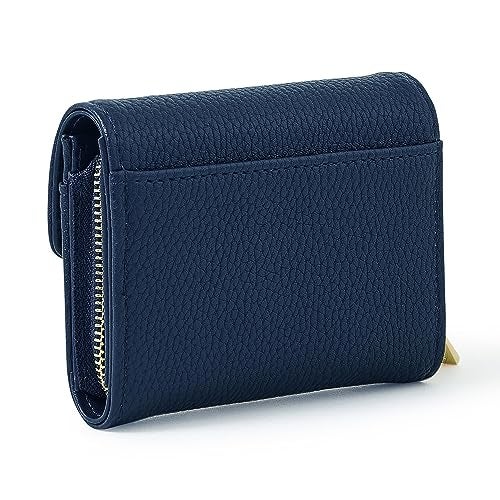 Accessorize London Women's Navy Small Flap Zip Around Purse - Image 2