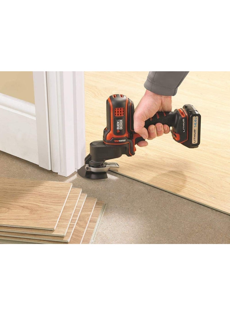 BLACK+DECKER BLACK+DECKER MTOS4-XJ Multi-Evo Oscillating Attachment (Orange)  - Image 2