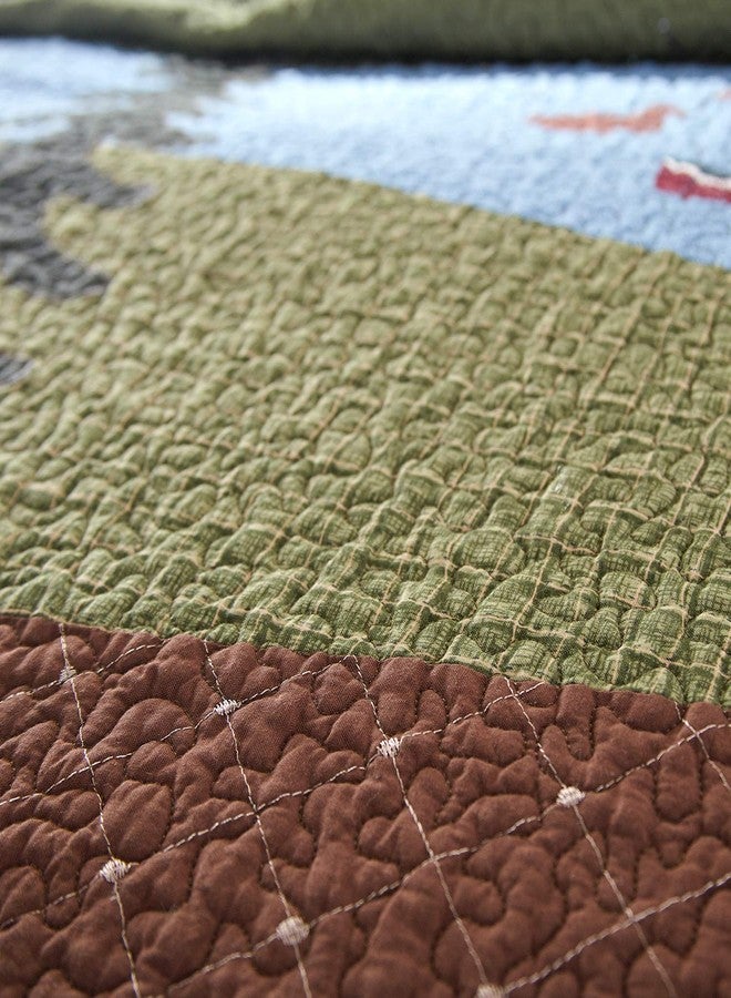 دونا شارب غطاء وسادة قطني من دونا شارب - غطاء وسادة مزخرف بنقشة دب من بير ليك لودج - مقاس قياسي - Image 4