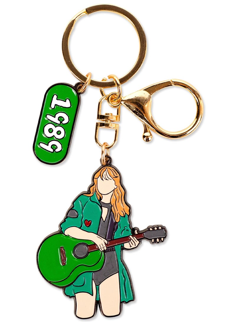 Paraphrase Taylor Swift Themed Keychain for Bag, Backpacks, Purse, House & Car Keys, Decorative Charm | 1989  - Image 1