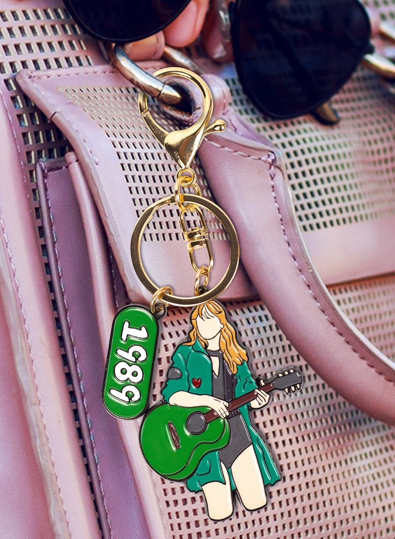 Paraphrase Taylor Swift Themed Keychain for Bag, Backpacks, Purse, House & Car Keys, Decorative Charm | 1989  - Image 4