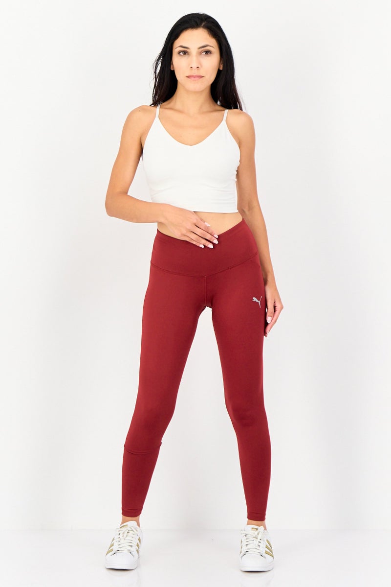 PUMA Women Tight Fit Training Leggings, Intense Red - Image 4