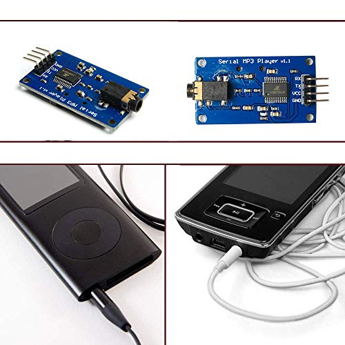 Ximimark 1Pcs YX5300 MP3 Music Player Module Voice Serial Port UART Control Module with TF Card Slot for Arduino/AVR/ARM/PIC - Image 5