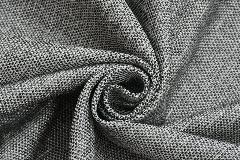 FRESH FROM LOOM Unstitched Solid Jute Plain Rich Cloth for Sofa, Cushion, Table Cloth, Curtain (39x55 Inch/100x140 Cm - 1 Meter | Blackish Grey). - Image 1