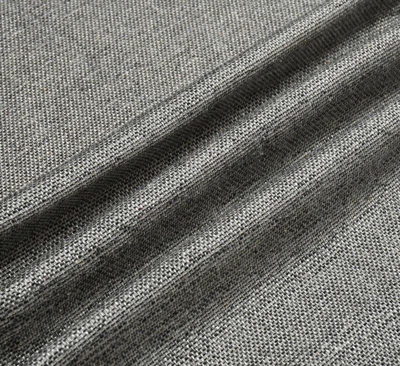 FRESH FROM LOOM Unstitched Solid Jute Plain Rich Cloth for Sofa, Cushion, Table Cloth, Curtain (39x55 Inch/100x140 Cm - 1 Meter | Blackish Grey). - Image 2