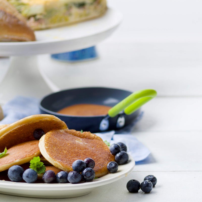 Greenpan مقلاة بيض مربعة صغيرة غير لاصقة صحية من جرين بان، 5 بوصة، خالية من PFAS، آمنة في غسالة الصحون، مقبض بارد، أسود - Image 4