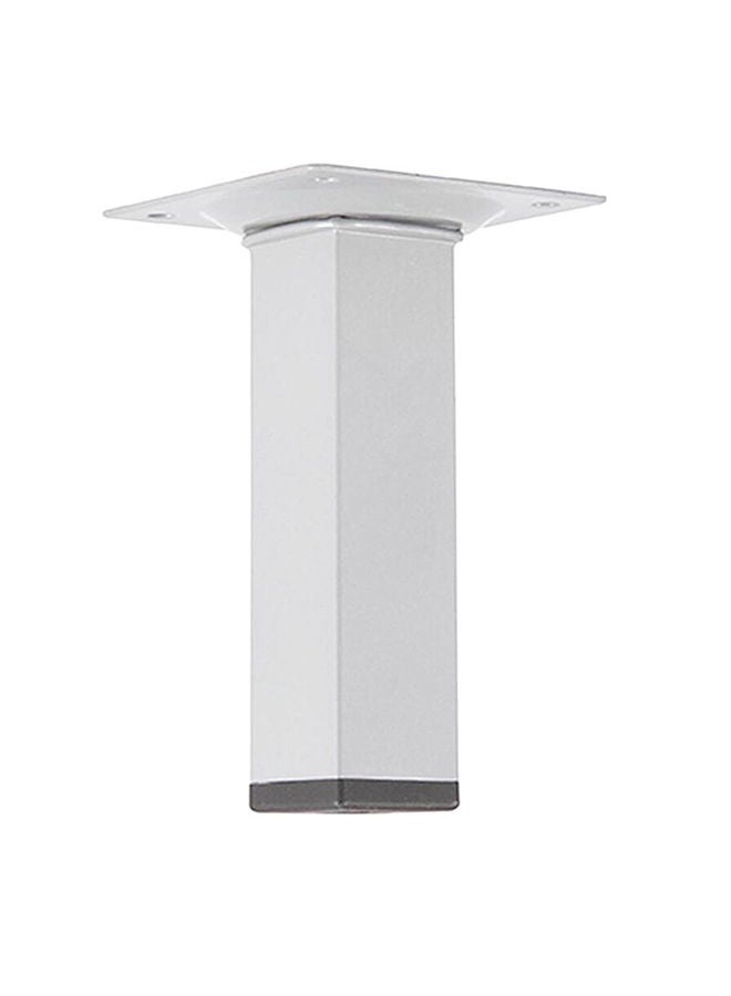 NIBEMINENT Aluminum Furniture Leg Silver 100millimeter 