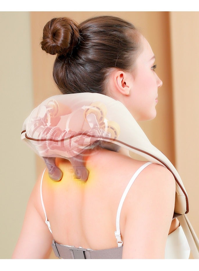 DubaiGallery مدلك للرقبة والكتفين مع حرارة، مدلك رقبة، مدلك رقبة وظهر شياتسو مع حرارة، مدلك كتف كهربائي، تدليك عميق 5D محاكاة يدوي - Image 4