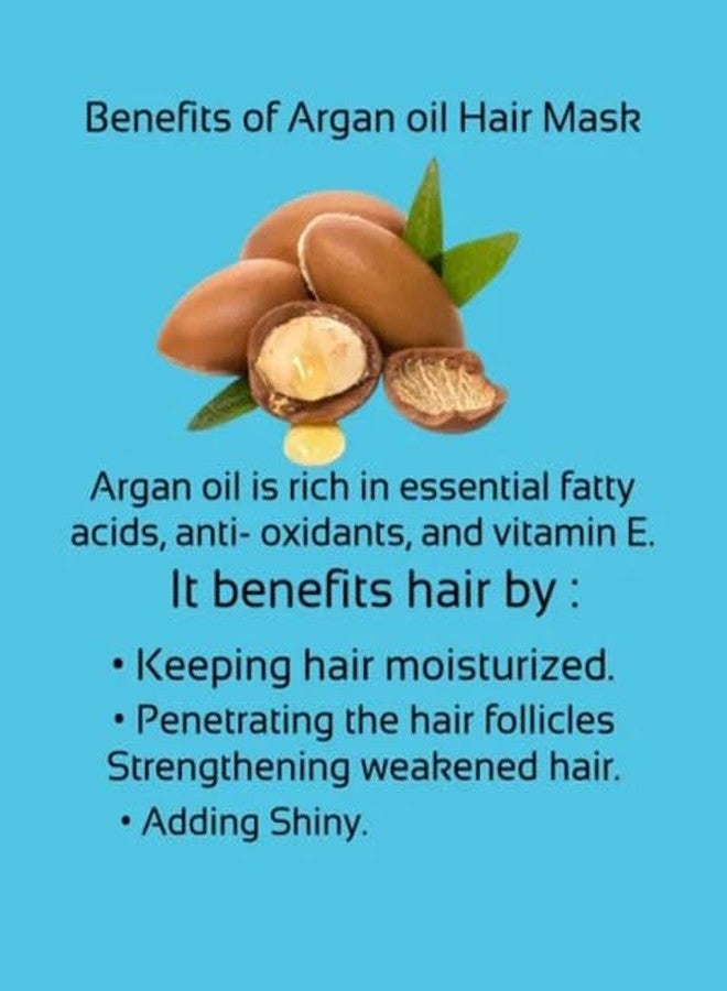 كريس قناع الشعر المغذي بزيت الأرغان من كريس سيلك آند سموث، يغذي ويزيل السموم، ويقوي الشعر الضعيف والخفيف، غني بفيتامين هـ (عبوة 1 لتر). - Image 5