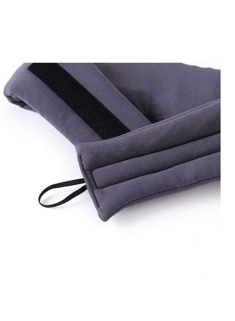 SYOSI 100% Handmade Cotton Sleep Mask Blackout - Comfortable & Breathable Eye Mask for Sleeping Adjustable Blinder Blindfold Airplane with Travel Pouch - Best Night Companion Eyeshade for Women Men Kid  - Image 2