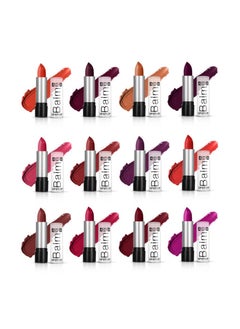 ADS ADS Matte Amplified Creme Balm Lipstick Pack of 12  - Image 2