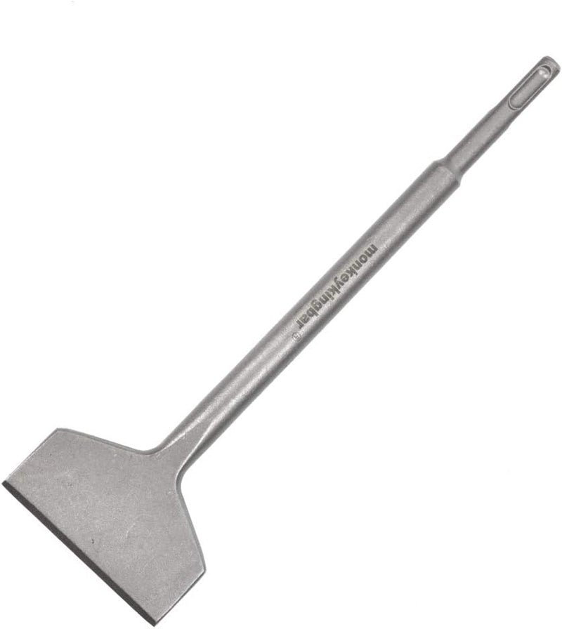 Monkey King Bar -3 IN Wide Sds Plus Floor Scraper-Sds plus bits-10"x3" Sharpened Tile and Sds Tile Chisel for Floor and Wall Tile Concrete Mortar Thinset Brick - Image 1