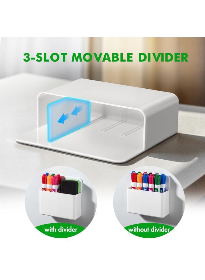 Banafich 2 Pack Plastic Pen Holder(White) - Image 3