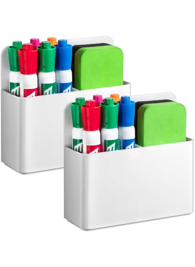 Banafich 2 Pack Plastic Pen Holder(White) - Image 1