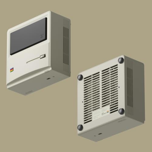 AYANEO AM01 Retro Mini PC, AMD Ryzen 7 5825U, Barebone Mini Desktop Computer Without RAM/SSD/OS, Retro Design, 4K Output, WiFi 6, Dual HDMI/DP, Compact Mini Computer for Gaming & Office - Image 2