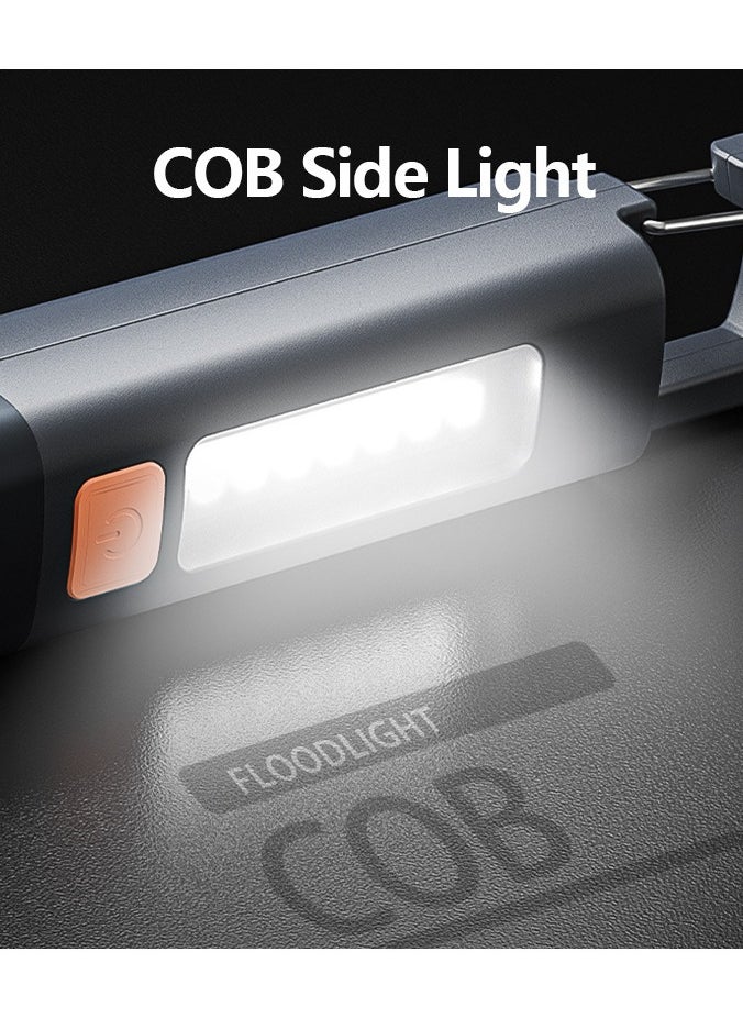 Generic Super Bright Rechargeable Waterproof LED Torch for Camping and Outdoor Activities – Long Battery Life, Compact and Durable, Perfect for Hiking, Fishing, and Emergency Lighting  - Image 4