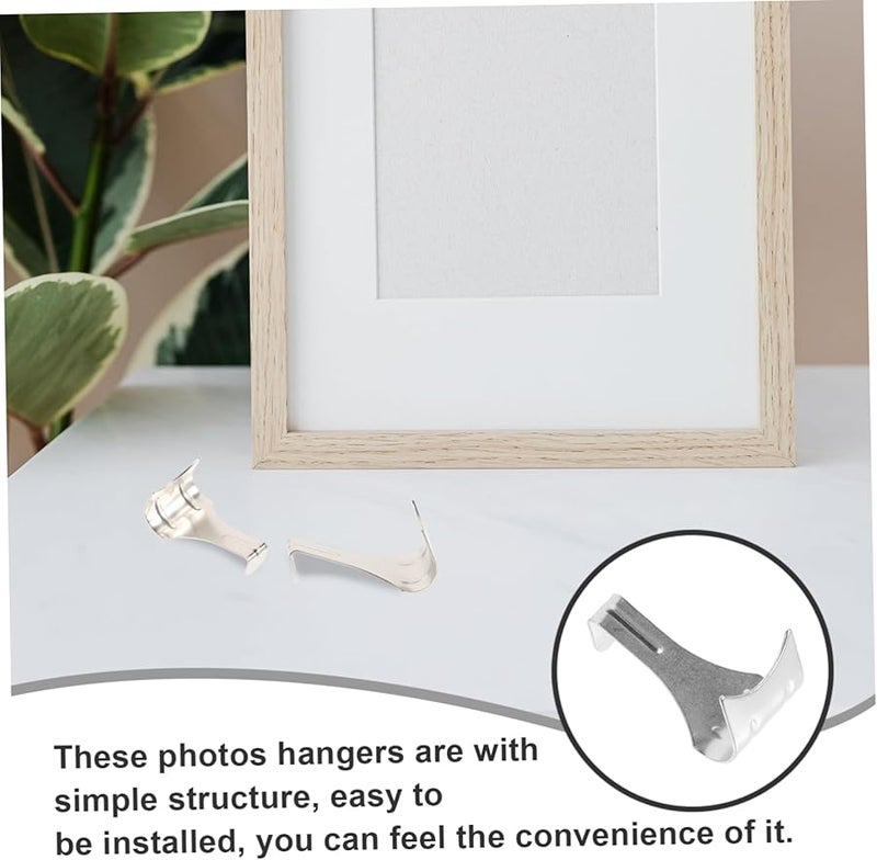 Metal Picture Hangers 10pcs Heavy Duty Photo Hooks for Frames Posters Art Easy Installation - Image 3