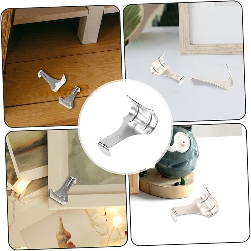 Metal Picture Hangers 10pcs Heavy Duty Photo Hooks for Frames Posters Art Easy Installation - Image 4