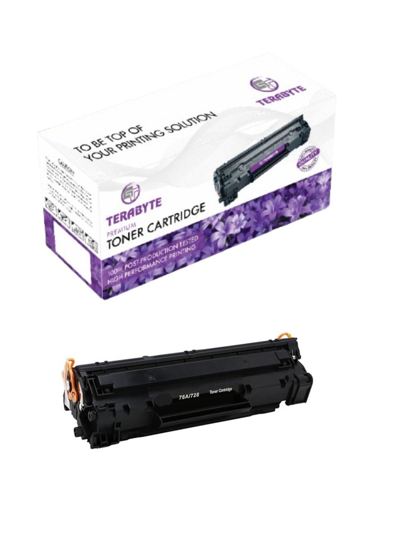 Terabyte خرطوشة حبر 78A لطابعات LaserJet Pro M1536dnf وM1537dnf وM1538dnf وM1539dnf وP1566 وP1606dn باللون الأسود - Image 1