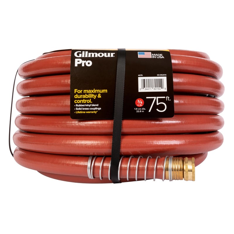Gilmour Pro Commercial 3/4" x 75' Heavy Duty Water Hose, Durable and Kink Resistant 75 ft Garden Hose - Image 2