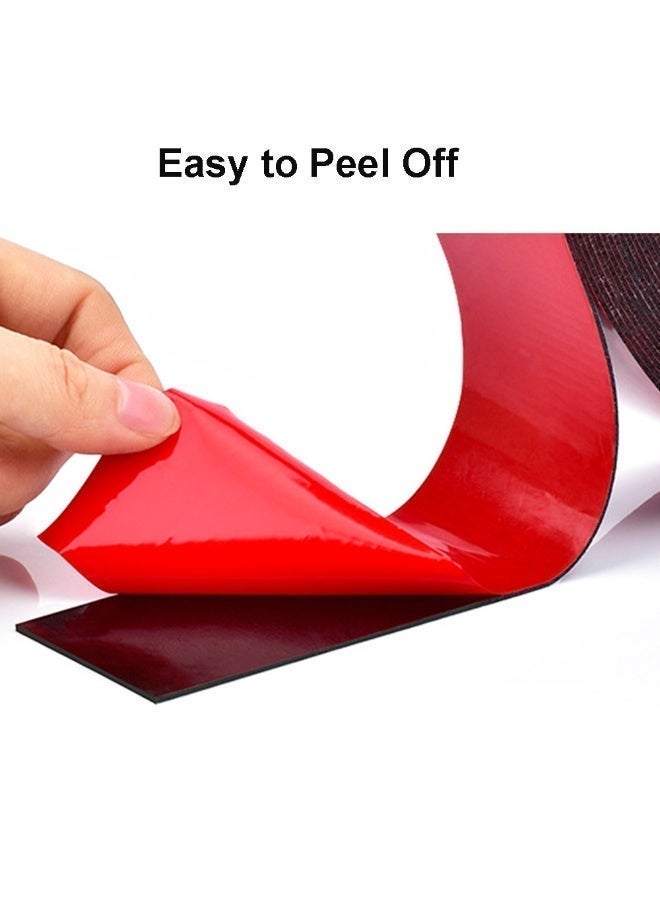 25mm x 10m Double Sided Adhesive Tape, Heavy Duty Double Face Wall Tape Mounting Foam Tape for Wall Picture Hanging Poster - Image 3