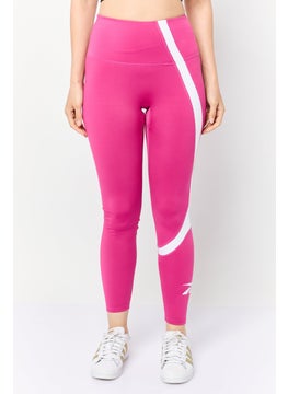Reebok Women Sportswear Fit Training Tights, Pink  - Image 1