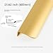 Shozafia 4 Pack Finger Pulls for Cabinets Finger Handles Drawer Edge Tab Pull Modern Dresser Long Concealed Handles Kitchen Cabinet Hardware 2362600mmGold - Image 2
