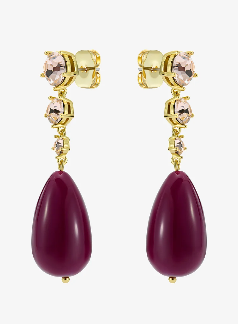 تيد بيكر أقراط متدلية من الخرز الكريستالي من بيرستي