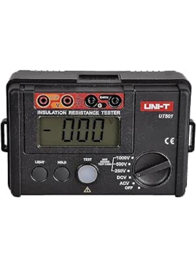 UNI-T UT 501 Insulation Resistance Testers Meg ohmmeter Voltmeter DVM 1000V M With LCD Back light
