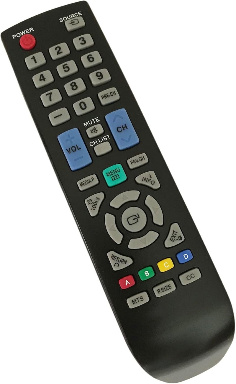 BOMAZ Replacement Remote Control for UN32D4003BD UN32D4003BD UN32D4005BDX LN22C350D1 UN40D5005BFXZA Samsung Smart LCD TVs - Image 1