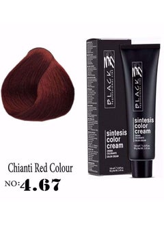 Black Sintesis Color Cream  Chaianti Red Colour 4.67/5.62