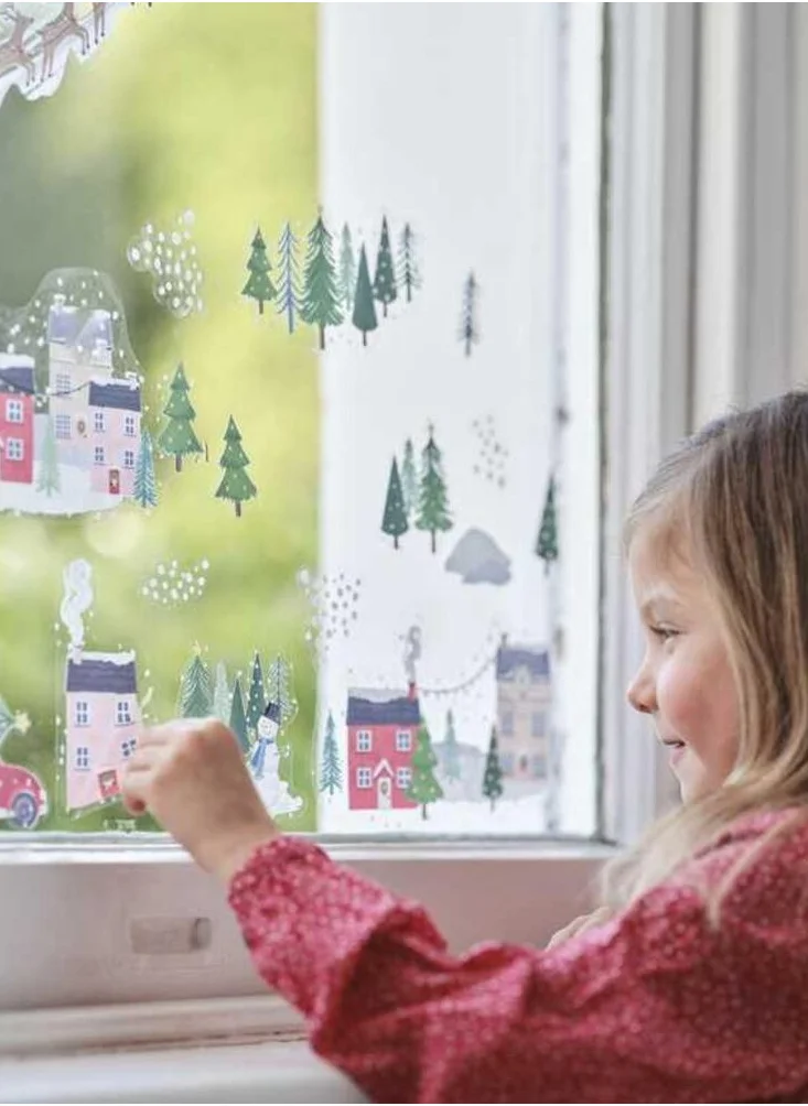 Ginger Ray Window Stickers - Festive Scene