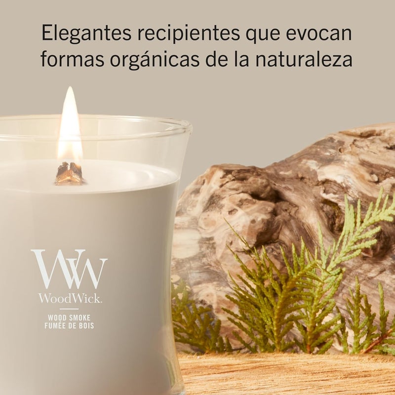 WoodWick | Medium Candle | Wood Smoke | Great Gift for Women - Image 4