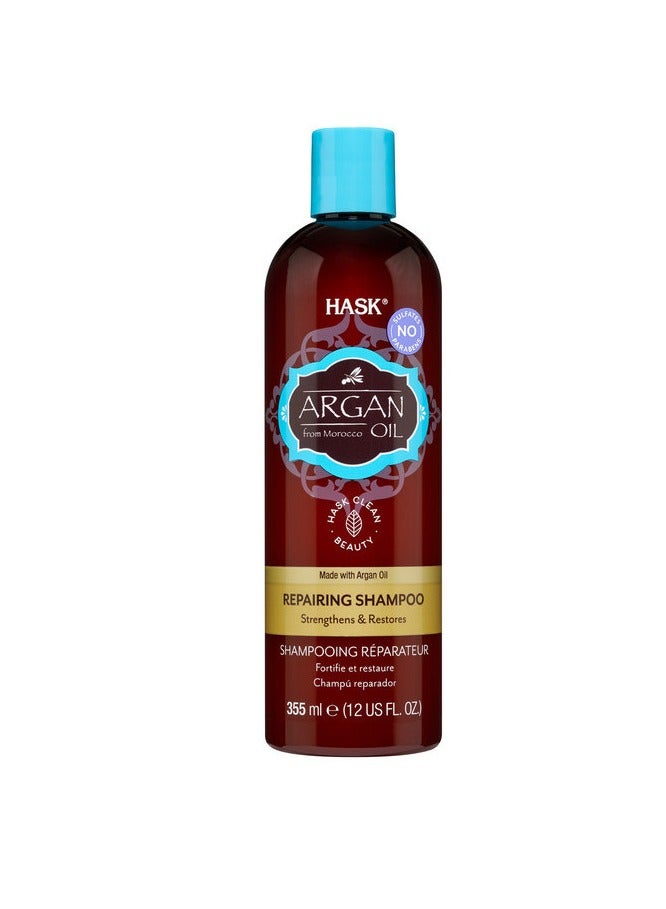 HASK Argan Oil Morocco Strengthens and Restore Repairing Hair Shampoo 355ml