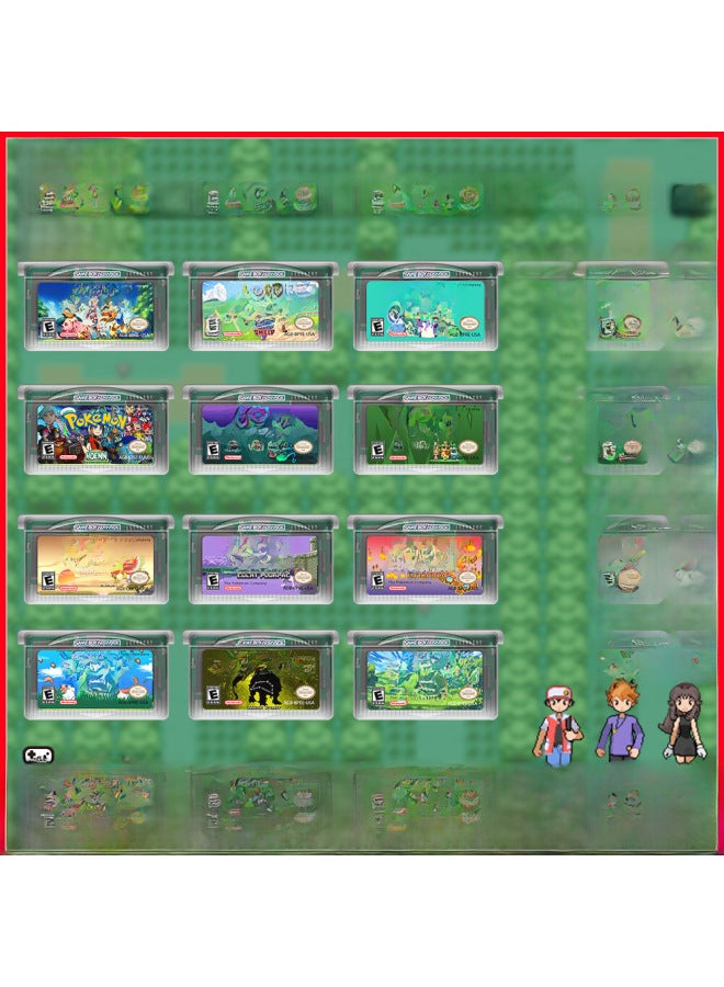 بطاقة لعبة بوكيمون GBA، ذاكرة فلاش مدمجة بالكامل، بطاقة ذاكرة فلاش جديدة، كنز الأحلام الخيالية - الموديل: 11. بوكيمون فيجا - Image 1