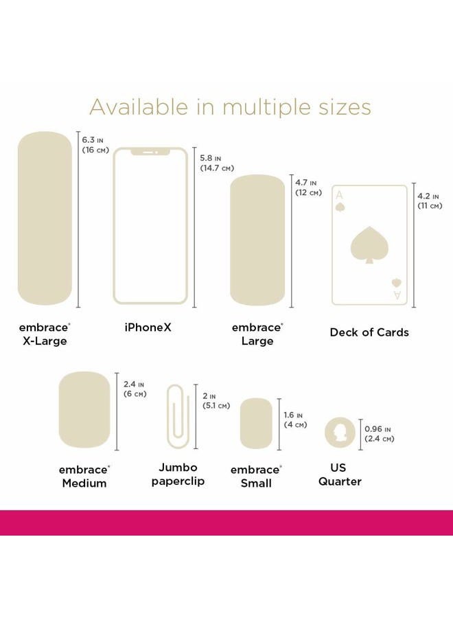 Embrace Active Scar Defense for New Scars, FDA-Cleared Silicone Scar Sheets, 2.4 Inch, Medium, 60 Day Supply (Recommended Treatment) - Image 5