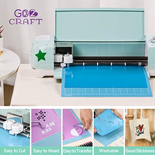 GO2CRAFT All-in-One Accessories Bundle, 90Pcs Ultimate Tools and Accessories with Vinyl, Weeding Tools, Transfer Tape, Crafting Starter Kit - Image 5