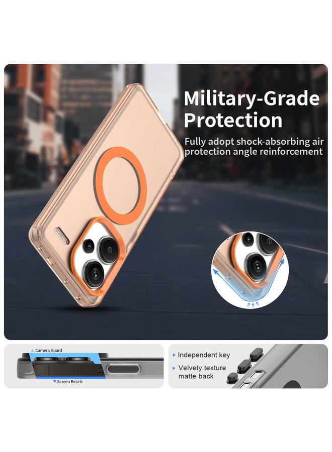 اس-توب جراب لهاتف Redmi Note 13 Pro+ جراب Candy Magsafe PC Hybrid TPU للهاتف - Image 2