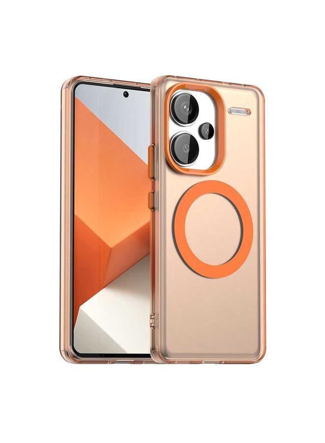 اس-توب جراب لهاتف Redmi Note 13 Pro+ جراب Candy Magsafe PC Hybrid TPU للهاتف - Image 1
