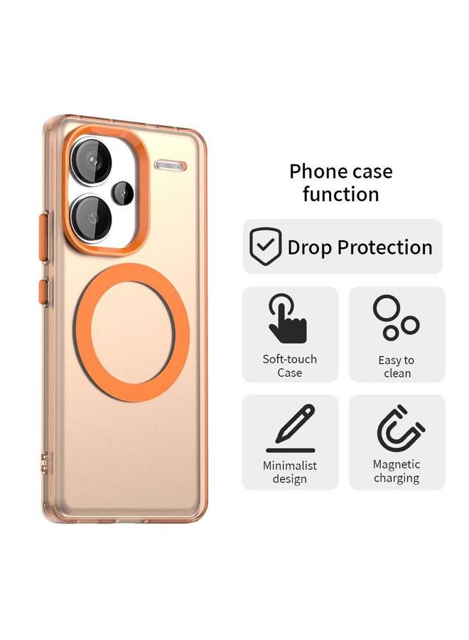 اس-توب جراب لهاتف Redmi Note 13 Pro+ جراب Candy Magsafe PC Hybrid TPU للهاتف - Image 4