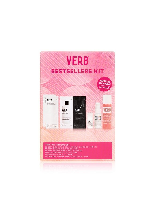 verb VERB Trial Kit, 6 pc - Top Stylers & Samples for Volume, Moisture, Frizz Control & Heat Protection  - Image 1