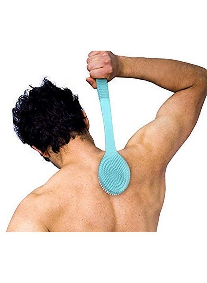 Fully Bath Loofah Long Handle Back Body Scrubber For Shower Dry Wet Skin Brushing Suitable For Men Women 25 Grams Pack Of 1 (B1) - Image 5