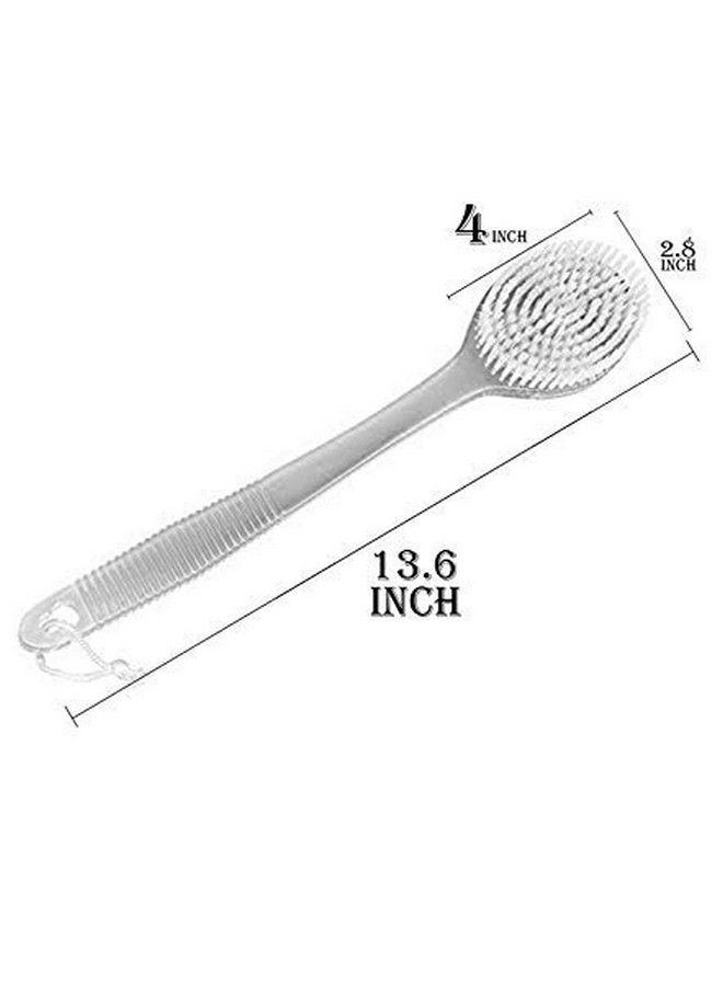 Fully Bath Loofah Long Handle Back Body Scrubber For Shower Dry Wet Skin Brushing Suitable For Men Women 25 Grams Pack Of 1 (B1) - Image 3