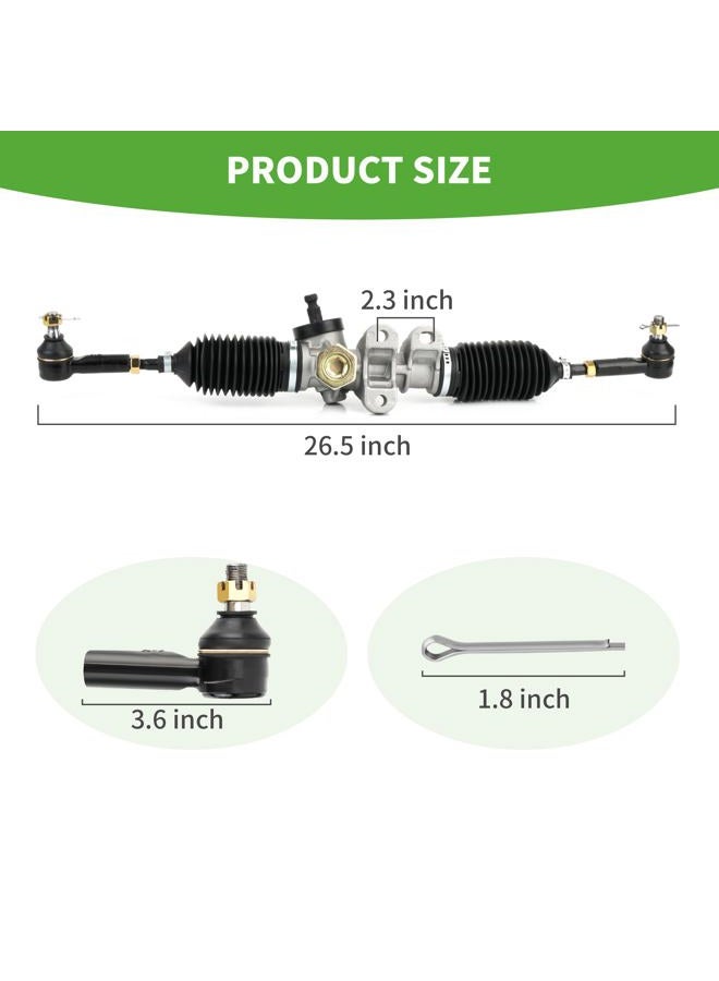 10L0L Golf Cart Steering Assembly for EZGO RXV Electric Gas 2008 & Up, Steering Rack Gearbox Assembly Golf Cart Parts 601500 618329 - Image 5