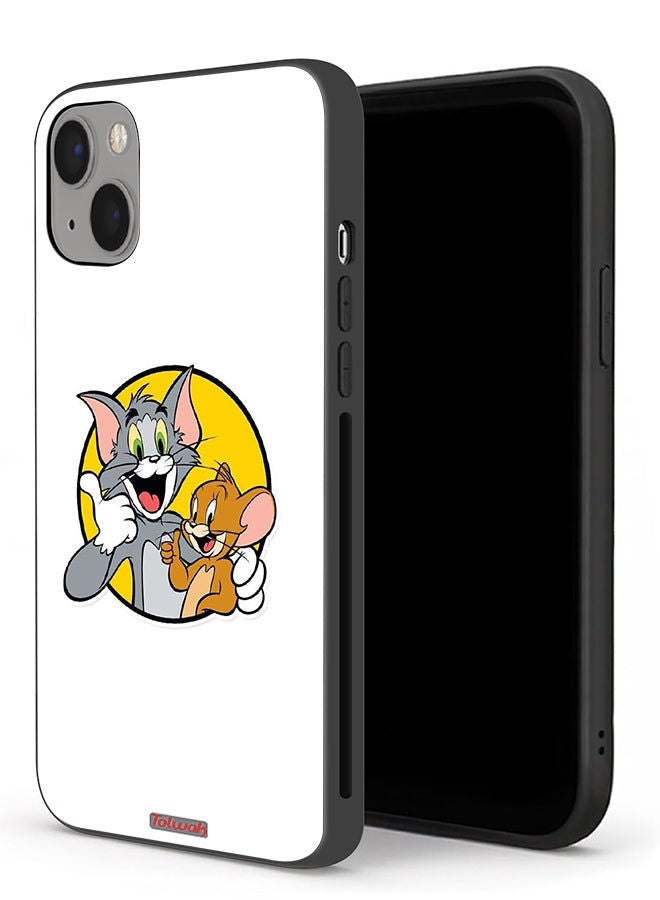 Tolwak Apple iPhone 13 mini Protective Case Tom And Jerry - Image 1