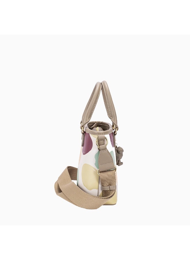 David Jones Patterned Leather Dual Wear Crossbody Handbag for Women | Lightweight Rectangular Shoulder Bag with Multiple Compartments | Ideal for Everyday, Shopping & Meetings | CM7675 - Image 2
