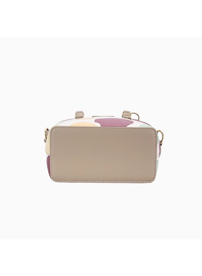 David Jones Patterned Leather Dual Wear Crossbody Handbag for Women | Lightweight Rectangular Shoulder Bag with Multiple Compartments | Ideal for Everyday, Shopping & Meetings | CM7675 - Image 5